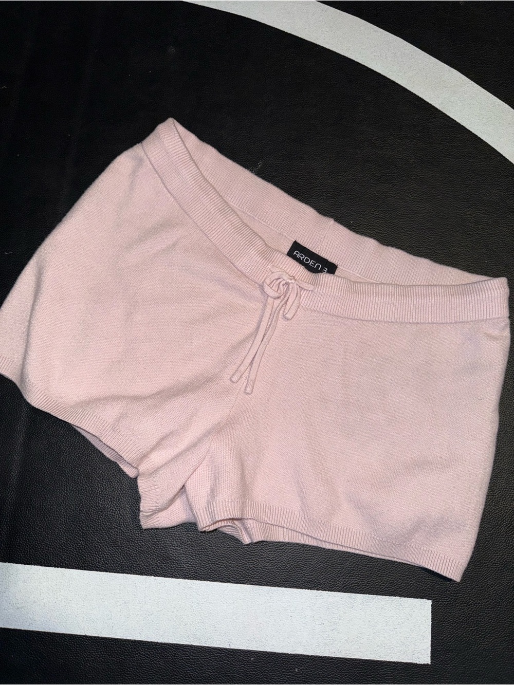 Arden B. Pale Pink Knit Shorts